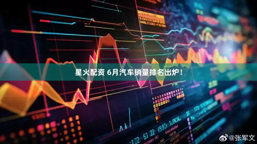 星火配资 6月汽车销量排名出炉！